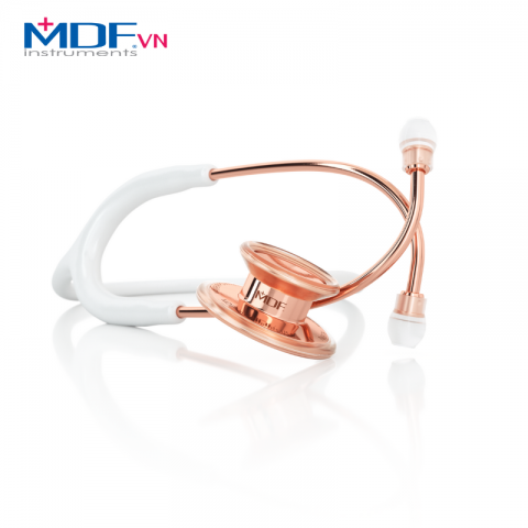 Ống nghe MDF MD-One Stainless Steel Rosegold - White (MDF777RG29)